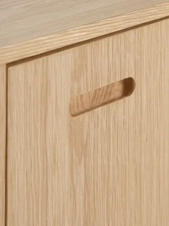 MARSTRAND Skænke Og Vitrineskabe|Skænke Og Vitrineskabe|Skænk 2 låger 3 skuffer eg natur