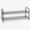 HALS Skoopbevaring|Skoreol 2 hylder sort