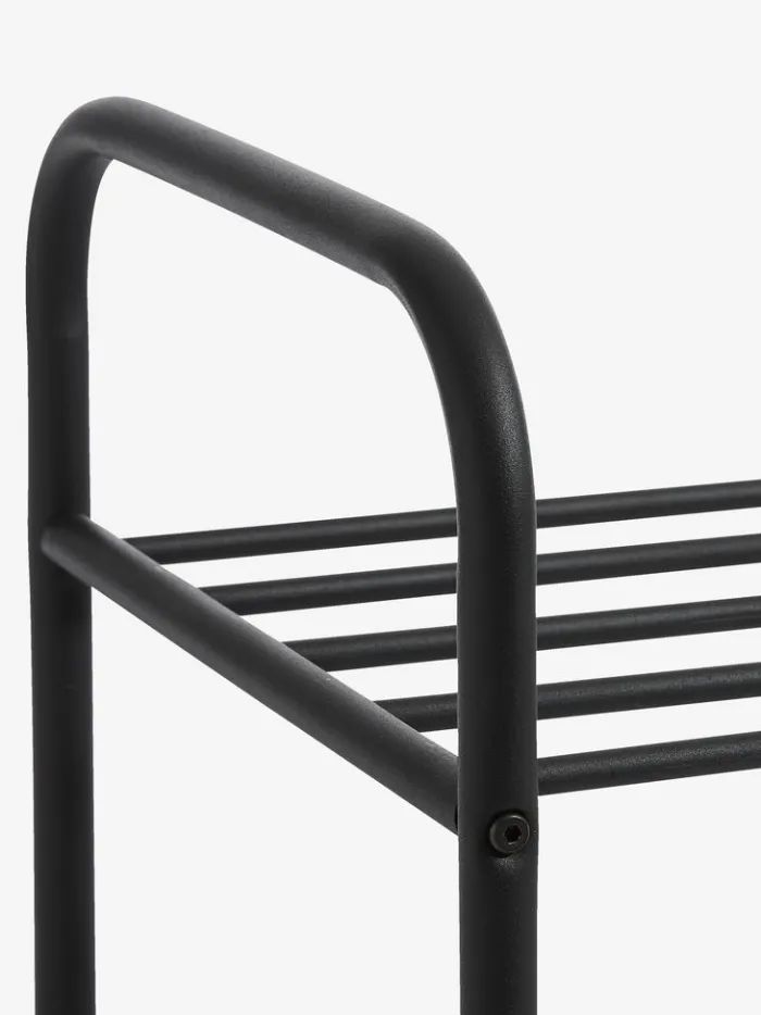 HALS Skoopbevaring|Skoreol 2 hylder sort