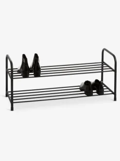 HALS Skoopbevaring|Skoreol 2 hylder sort