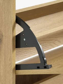 BAKHUSE Skoopbevaring|Skoskab 3 rum efarve Eg