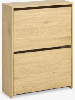 BAKHUSE Skoopbevaring|Skoskab 2 rum efarve Eg