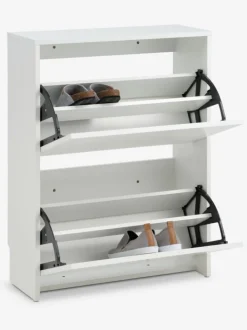 BAKHUSE Skoopbevaring|Skoskab 2 rum Hvid