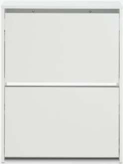 BAKHUSE Skoopbevaring|Skoskab 2 rum Hvid