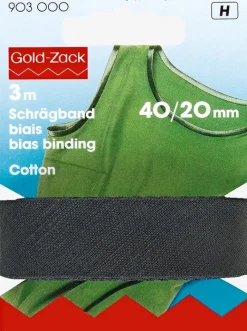 JYSK Sytilbehør|Skråbånd bomuld 40/20 mm sort