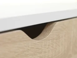 PLOVSVAD Skriveborde|Skrivebord 50x110 eg/hvid