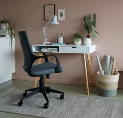 TAMHOLT Skriveborde|Skrivebord 50x100 hvid/natur