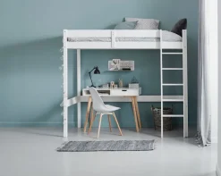 TAMHOLT Skriveborde|Skrivebord 50x100 hvid/natur