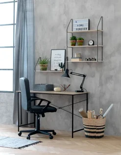 VANDBORG Skriveborde|Skrivebord 60x120 eg/sort