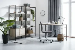 VANDBORG Skriveborde|Skrivebord 60x120 eg/sort