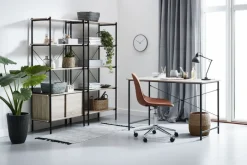 VANDBORG Skriveborde|Skrivebord 60x120 eg/sort