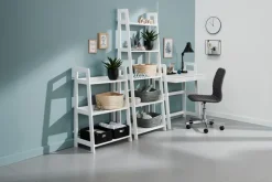 ABILDHOLT Kontorstole|Skrivebordsstol mørkegråt stof/krom