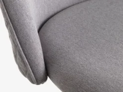 KOKKEDAL Kontorstole|Skrivebordsstol gråt stof/hvid