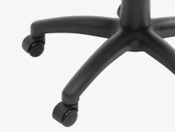 MULDBJERG Kontorstole|Skrivebordsstol mørkegråt stof/sort