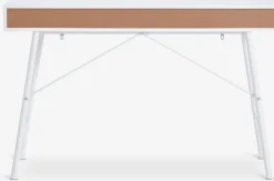 STENVAD Skriveborde|Skrivebord 48x120 2 skuffer hvid