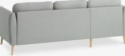 AARHUS Sofaer Med Chaiselong|Hjørnesofaer|Sofa chaiselong t stof Lysegrå