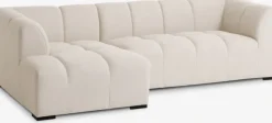 ALLESE Sofaer Med Chaiselong|Hjørnesofaer|Sofa chaiselong venstrevendt beige stof