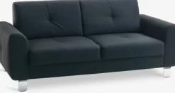 DAMHALE Sofaer Med Chaiselong|Hjørnesofaer|Sofa 3-pers. sort