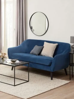 EGEDAL Sofaer Med Chaiselong|Hjørnesofaer|Sofa 2.5-pers. velour Mørkeblå