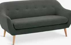 EGEDAL Sofaer Med Chaiselong|Hjørnesofaer|Sofa 2,5-personer t stof Grå