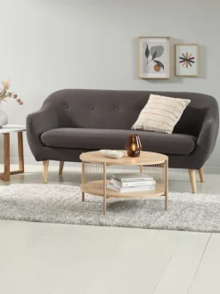 EGEDAL Sofaer Med Chaiselong|Hjørnesofaer|Sofa 2,5-personer t stof Grå