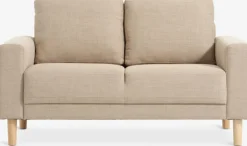 EGENSE Sofaer Med Chaiselong|Hjørnesofaer|Sofa 2-pers. farvet stof/egefarve Sand