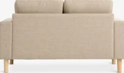 EGENSE Sofaer Med Chaiselong|Hjørnesofaer|Sofa 2-pers. farvet stof/egefarve Sand