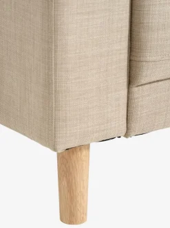 EGENSE Sofaer Med Chaiselong|Hjørnesofaer|Sofa 3-pers. farvet stof/egefarve Sand