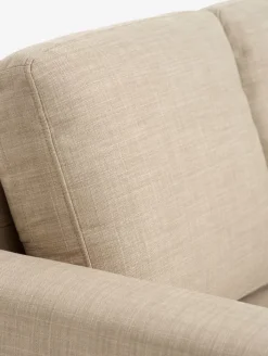 EGENSE Sofaer Med Chaiselong|Hjørnesofaer|Sofa 3-pers. farvet stof/egefarve Sand