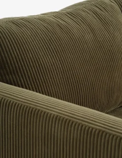 FALSLEV Sofaer Med Chaiselong|Hjørnesofaer|Sofa chaiselong t fløjl Olivengrøn