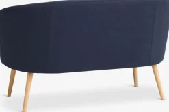 GISTRUP Sofaer Med Chaiselong|Hjørnesofaer|Sofa 2-pers. t stof Mørkeblå