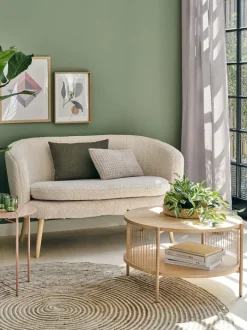 GISTRUP Sofaer Med Chaiselong|Hjørnesofaer|Sofa 2-pers. teddy Råhvid