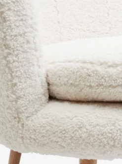 GISTRUP Sofaer Med Chaiselong|Hjørnesofaer|Sofa 2-pers. teddy Råhvid