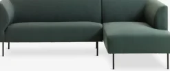 KARE Sofaer Med Chaiselong|Hjørnesofaer|Sofa chaiselong højrevendt Mørkegrøn