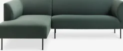 KARE Sofaer Med Chaiselong|Hjørnesofaer|Sofa chaiselong venstrevendt Mørkegrøn