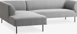 KARE Sofaer Med Chaiselong|Hjørnesofaer|Sofa chaiselong venstrevendt Lysegrå