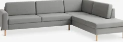 SVALBARD Sofaer Med Chaiselong|Hjørnesofaer|Sofa open-end højre Lysegrå