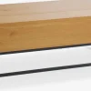 AABENRAA Hjørneborde|Sofaborde|Sofabord L110 løftbar plade/opbevaring egefarve