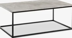 DOKKEDAL Hjørneborde|Sofaborde|Sofabord 75x115 betonfarve