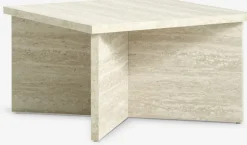 GELSTED Hjørneborde|Sofaborde|Sofabord 60x60 marmorfarve