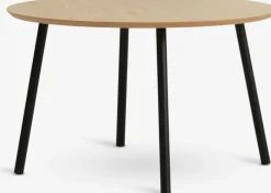 NYBO Hjørneborde|Sofaborde|Sofabord Ø70 egefarve/sort