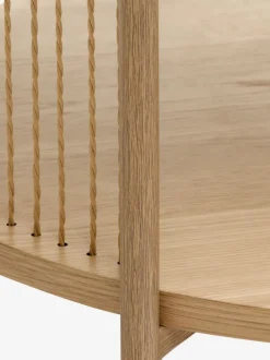 SNESLEV Hjørneborde|Sofaborde|Sofabord Ø70 egefarve