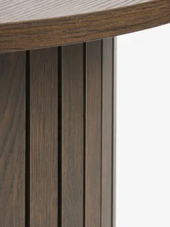 SPODSBJERG Hjørneborde|Sofaborde|Sofabord Ø67 mørk egefarve Mørkeg