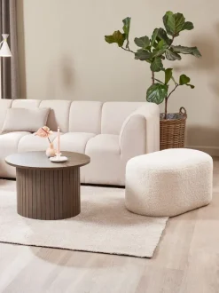 SPODSBJERG Hjørneborde|Sofaborde|Sofabord Ø67 mørk egefarve Mørkeg