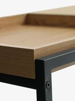 TRAPPEDAL Hjørneborde|Sofaborde|Sofabord 50x100 eg/sort