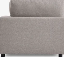 LUNDBY Sofaer Med Chaiselong|Hjørnesofaer|Sofamodul hjørne/ende sandfarvet stof