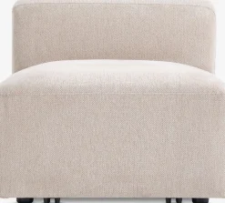 SKEJBY Sofaer Med Chaiselong|Hjørnesofaer|Sofamodul midter sandfarvet stof