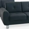 DAMHALE Sofaer Med Chaiselong|Hjørnesofaer|Sofasæt 3+2-pers. sort