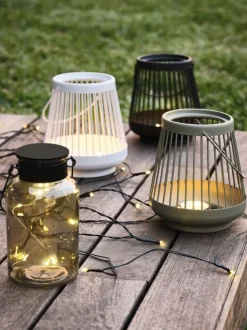 BERGIRISK Solcellelamper|Solcelle lyskæde L900cm m/60 LED klar