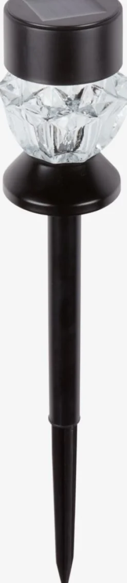 SPLITTERNE Solcellelamper|Solcellelampe Ø7xH35cm sort